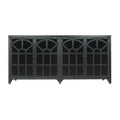 Atlas Conrad Credenza Kettle Black 72 Inch W