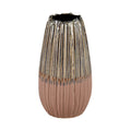 Atlas Cooper Ridged Matchstick Texture Ceramic Vase