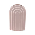 Atlas Corin Matte Pink Earthenware Vase