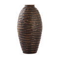 Atlas Council Textured Bronze Finished Aluminum Vase