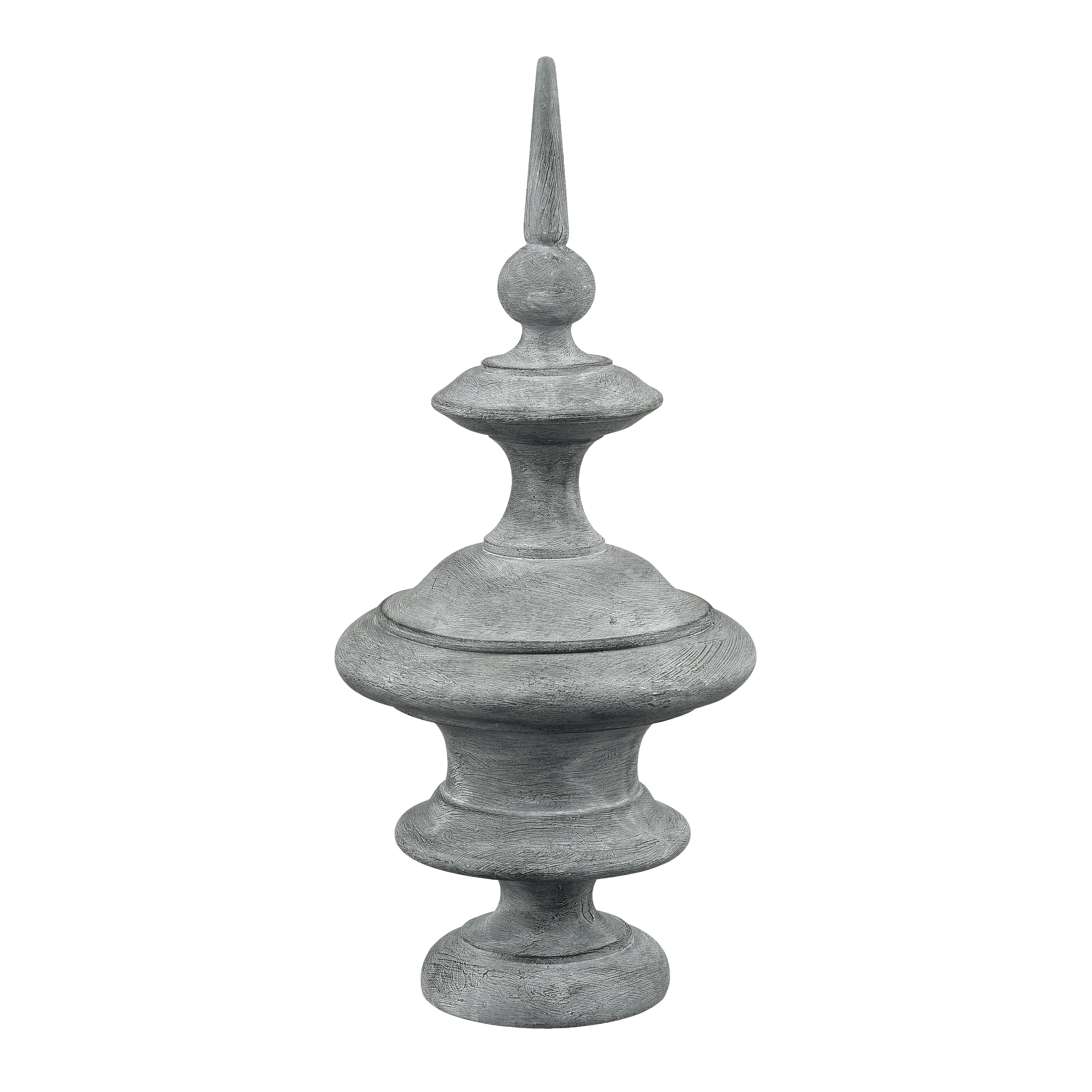 Atlas Della Gray Distressed Architectural Decorative Objects