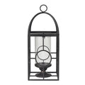 Atlas Earl Rectangular Metal Cage Candle Lantern 17.25 Inch H