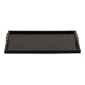 Atlas Ebony Resin Gloss Black Tray 24 Inch Wide