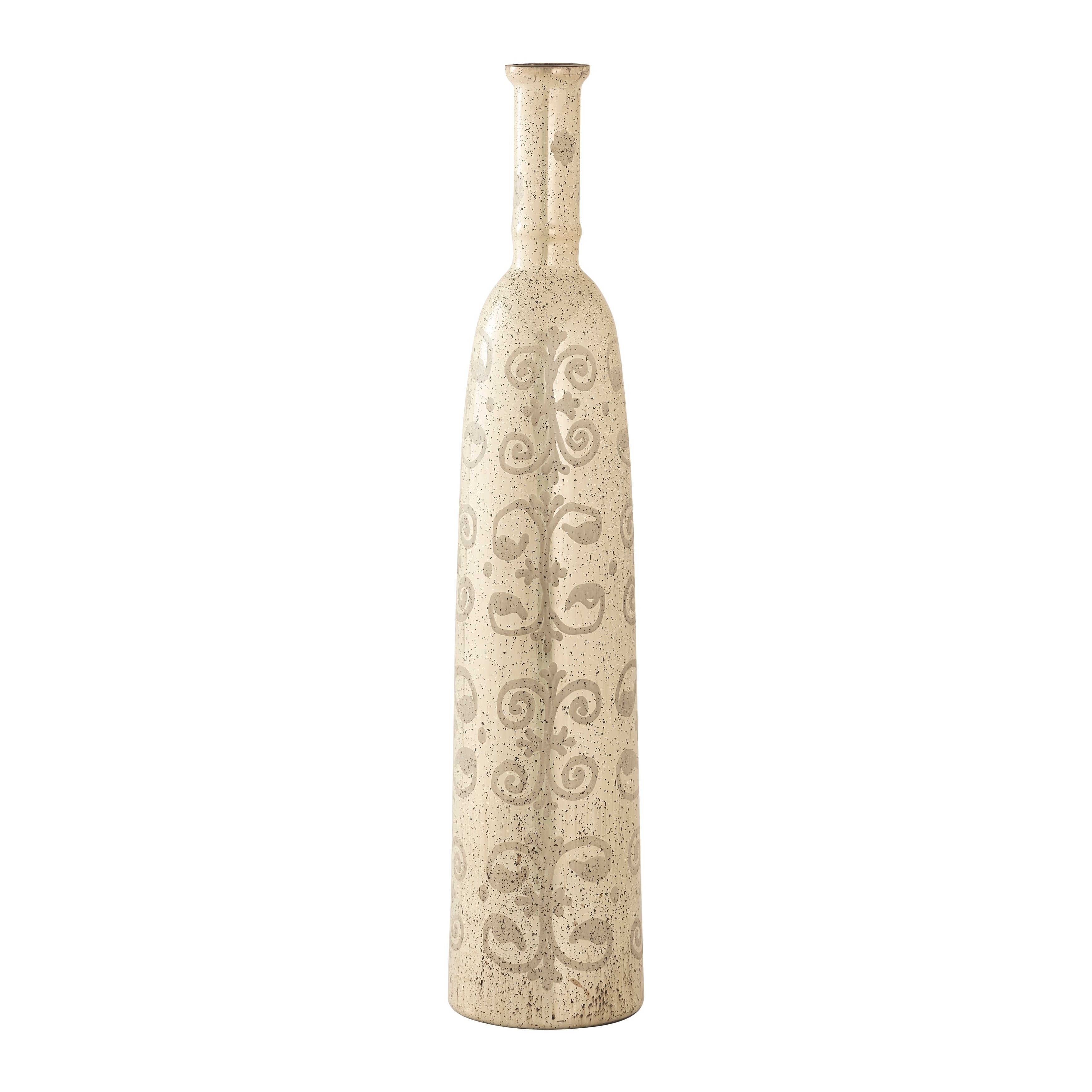 Atlas Edith Floral Filigree Glass Vase