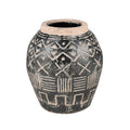 Atlas Eleni Etched Tribal Patterned Vase