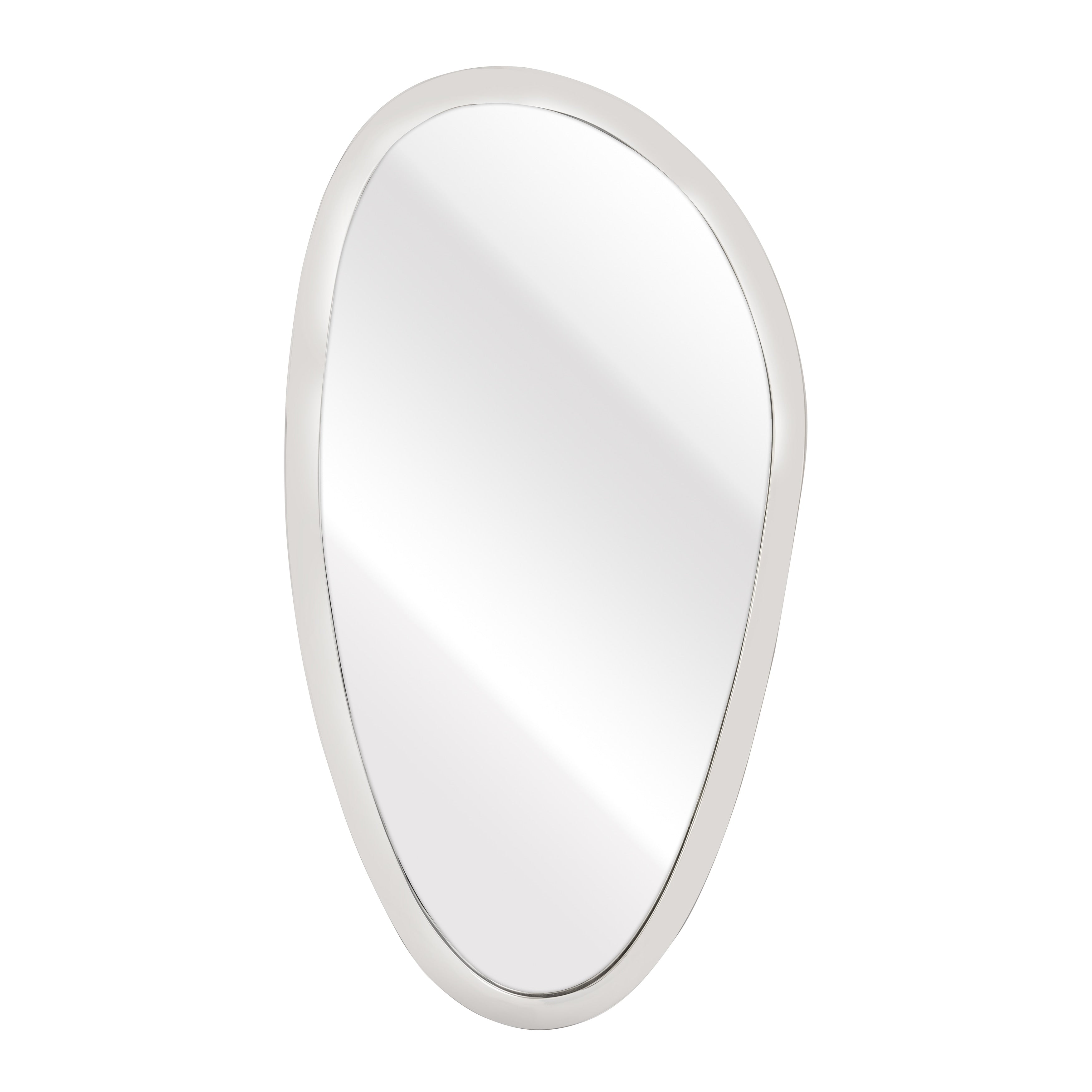 Atlas Flex Amorphous Polished Nickel Contemporary Mirror