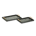 Atlas Futrelle Set Of 2 Geometric Trays Set Of 2