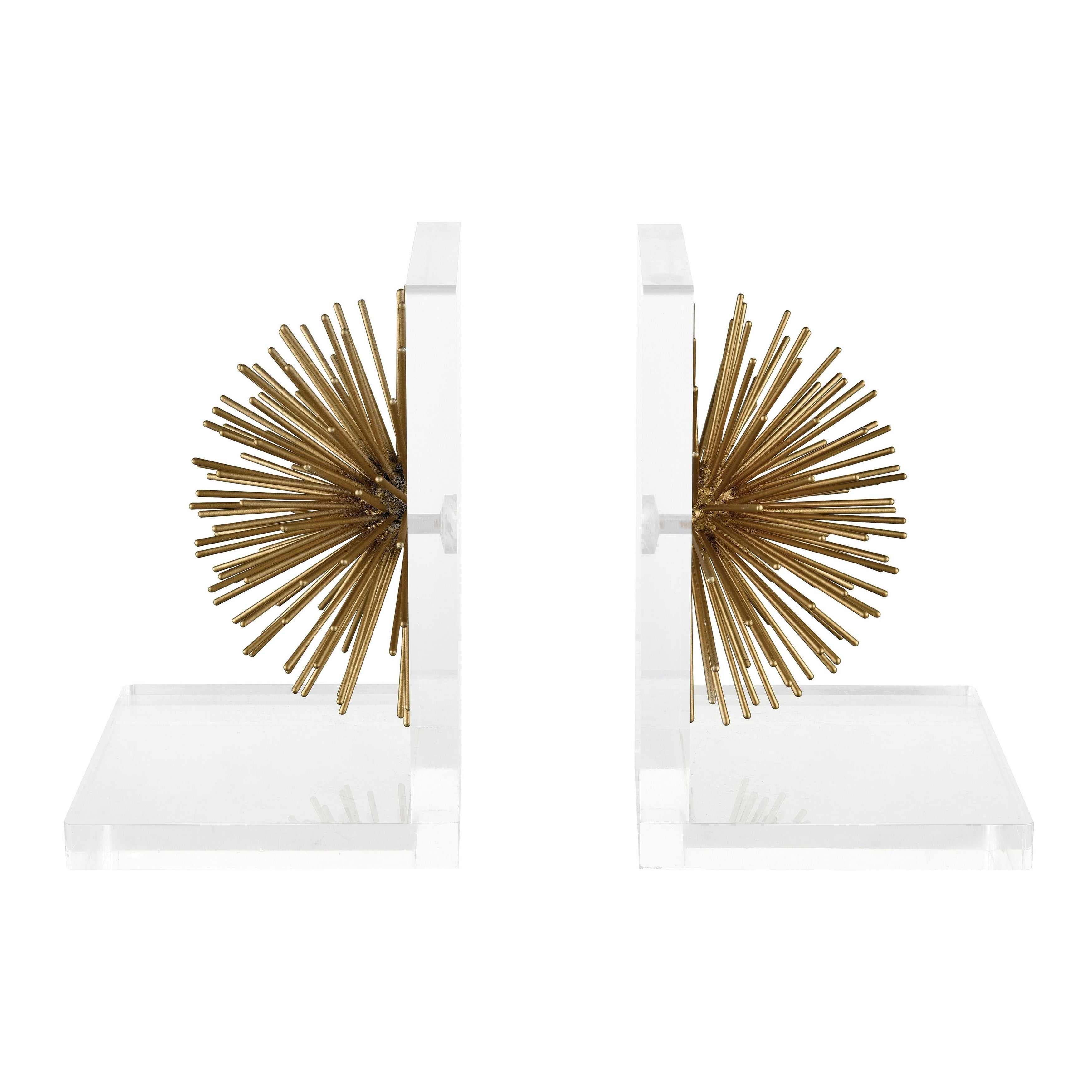 Atlas Glint Set Of 2 Bookends Set Of 2