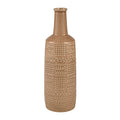 Atlas Graham Bottle Shaped Glazed Cylindrical Earthenware Vase