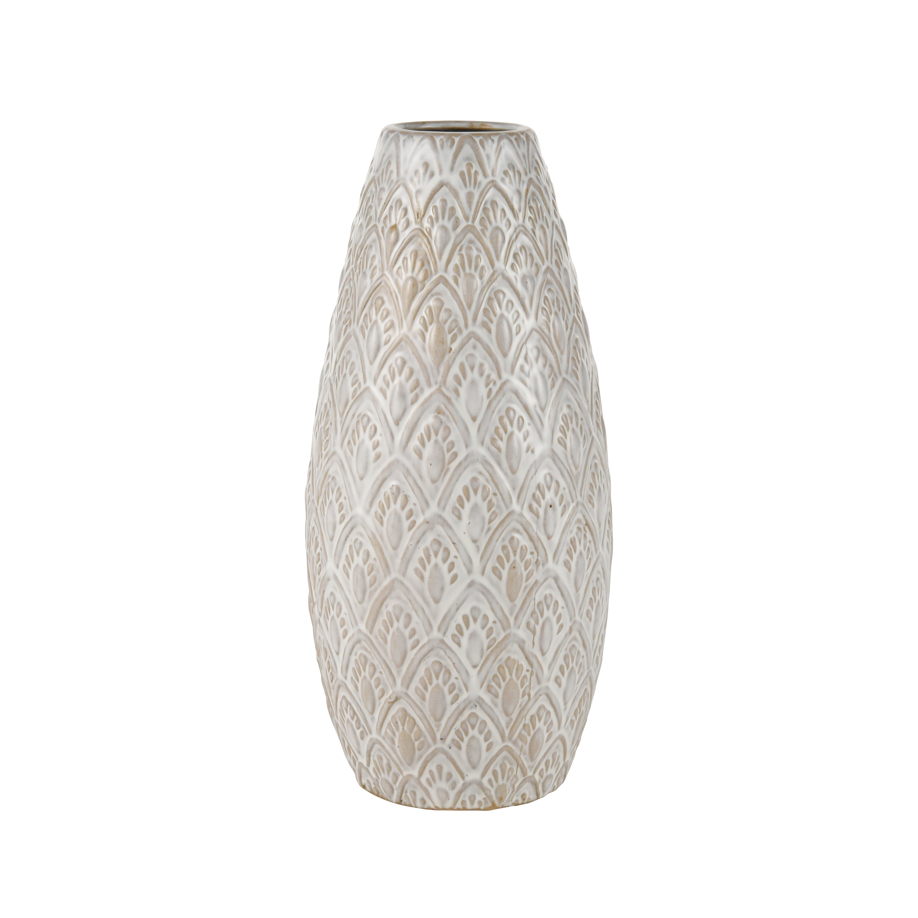 Atlas Hawley Glazed Round Earthenware Vase