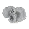 Atlas Hilty Coral Gray Mounted Sculpture 9.25 Inch Tall