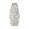 Atlas Hollywell Textured White Glazed Vase