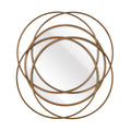 Atlas Jeno Circular Abstract Ring Wall Mirror 30.25 Inch High