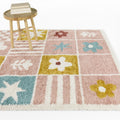 Atlas Kids Colorblock Icon Area Rug