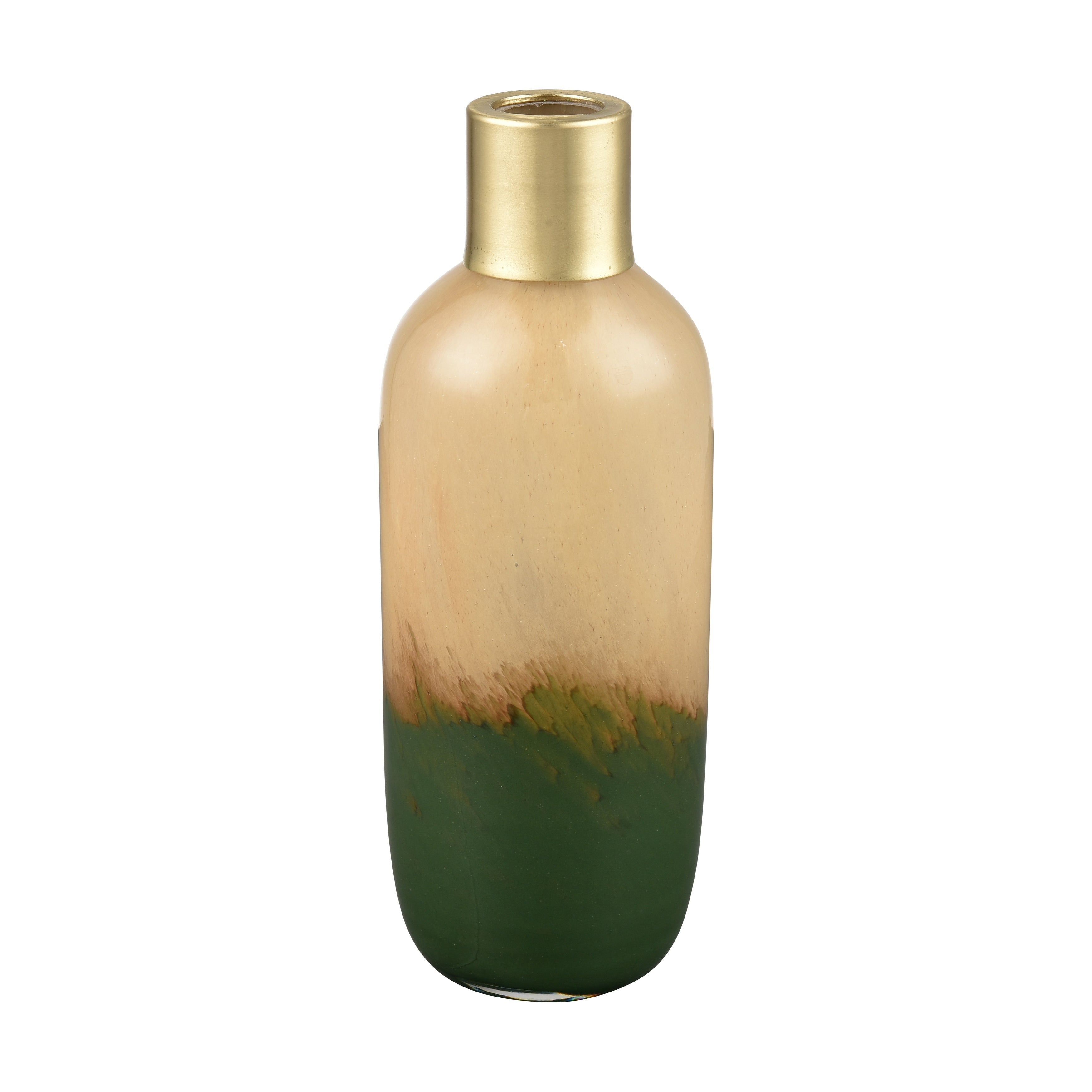 Atlas Leona Caramel Colored Glass Vase