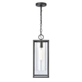 Atlas Lighting Augusta 7 Wide 1 Light Atlas Lighting Outdoor Pendant Matte Black 7 Inch W