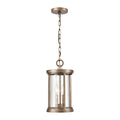 Atlas Lighting Bianca Seeded Glass Outdoor Pendant 8 Inch Wide