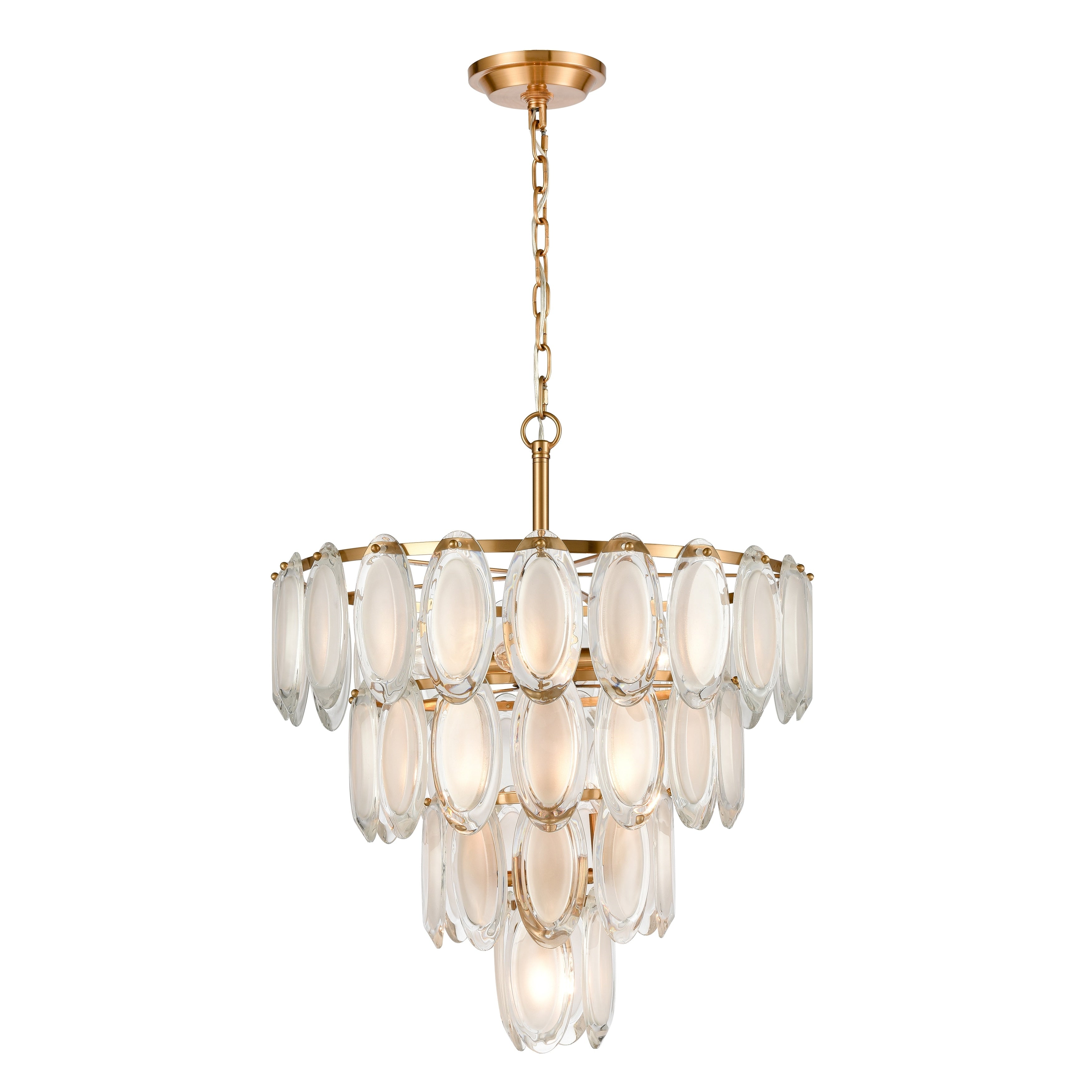 Atlas Lighting Curiosity 20 Wide 8 Light Chandelier Aged Brass 20 Inch W