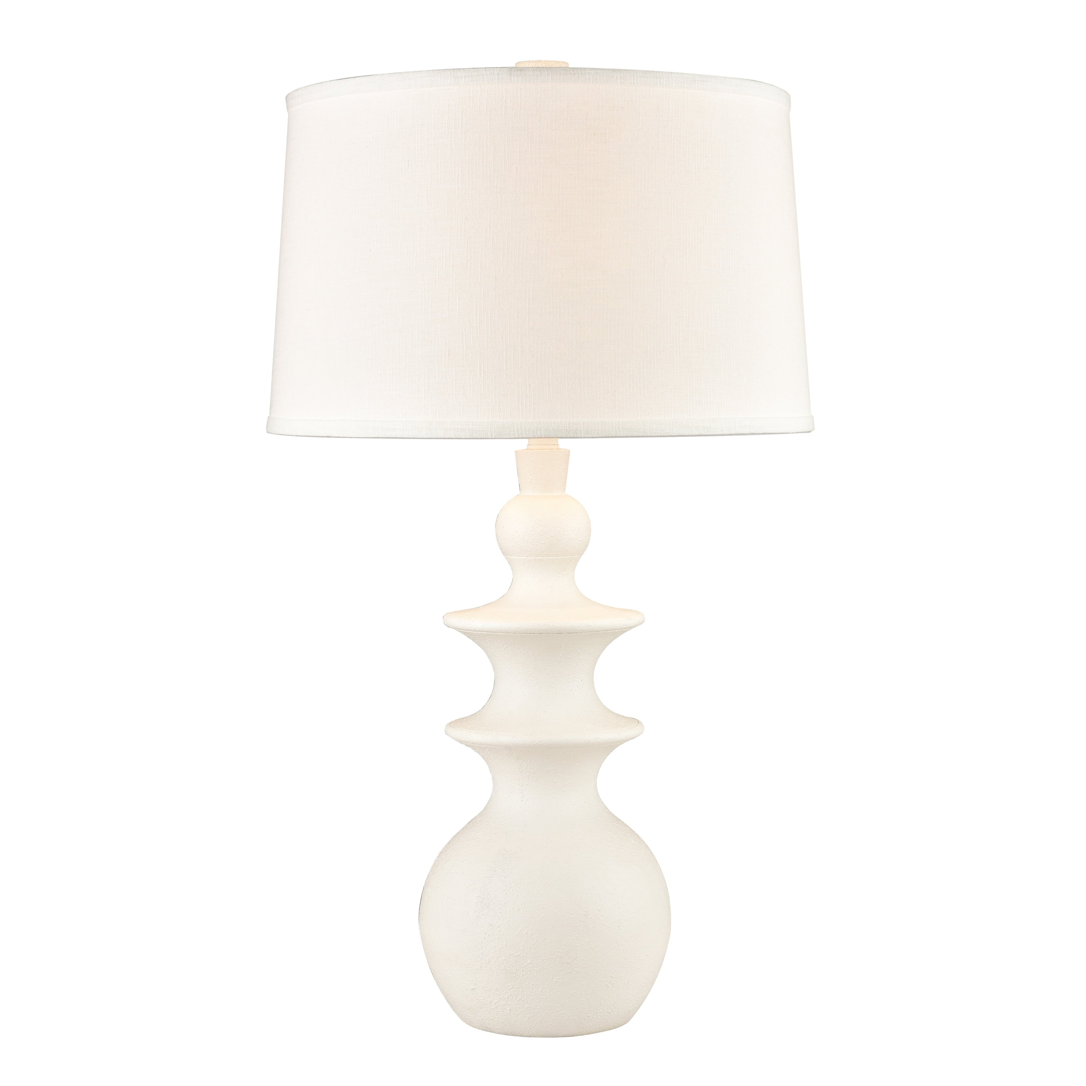 Atlas Lighting Depiction 32 High 1 Light Table Lamp Matte White 32 Inch High
