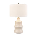 Atlas Lighting Dorin 25.5 High 1 Light Table Lamp White Glazed 25.5 Inch High