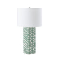 Atlas Lighting Etten 27 High 1 Light Table Lamp Green 27 Inch High