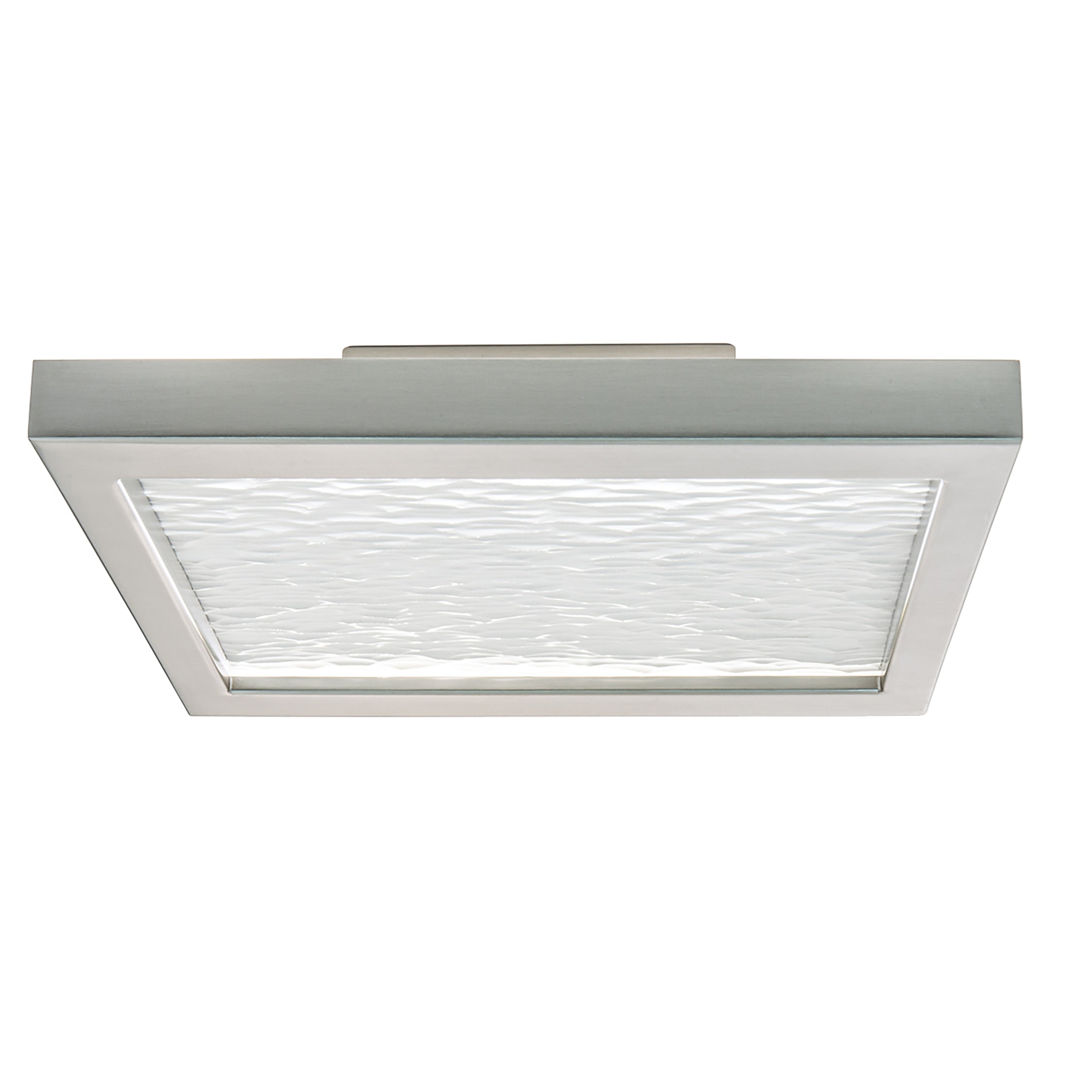Atlas Lighting For Square Integrated Led Metal And Resin Flush Mount