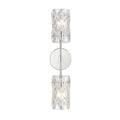 Atlas Lighting Forma De Crystal And Polished Nickel Sconce