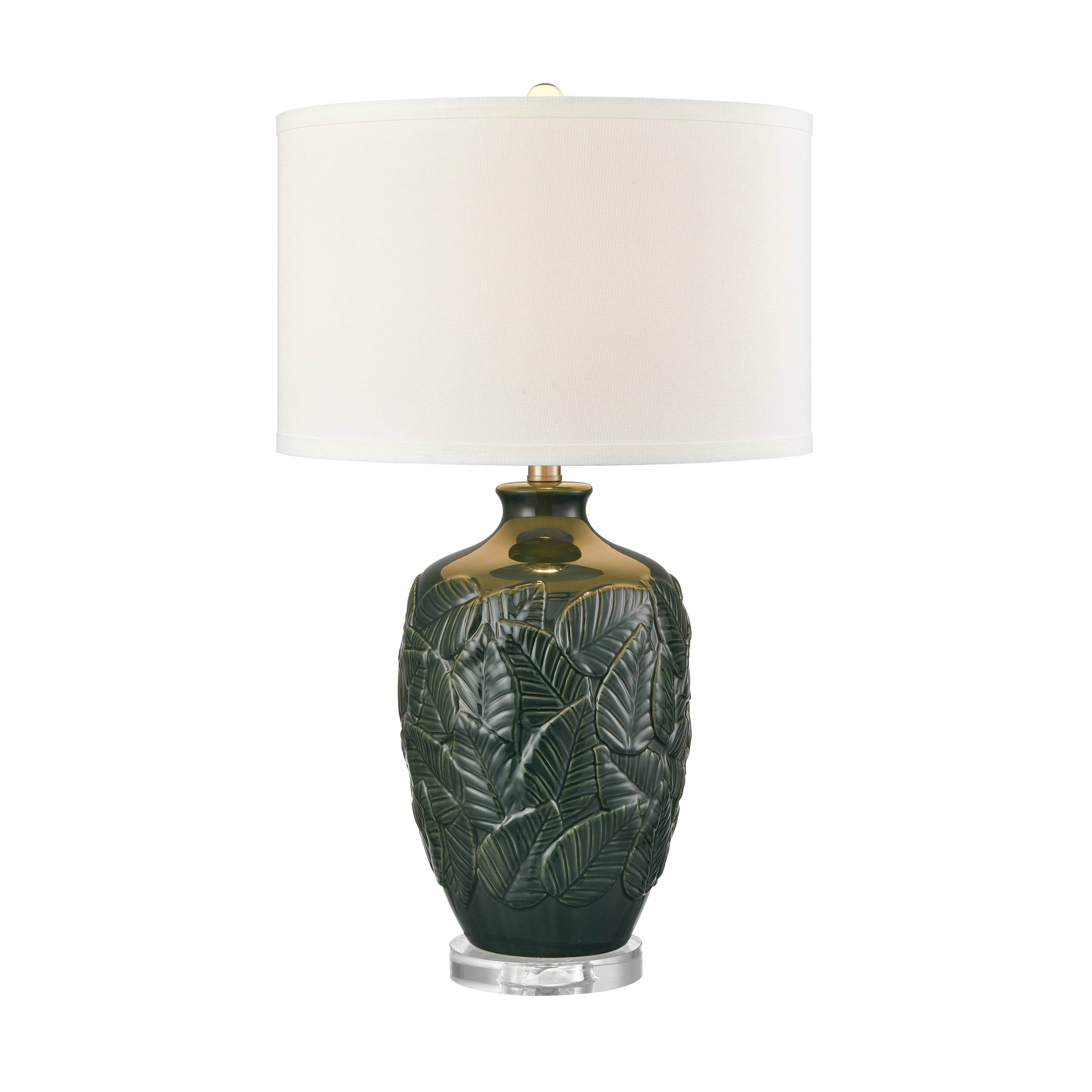 Atlas Lighting Goodell 27.5 High 1 Light Table Lamp Green Glaze 27.5 Inch High