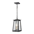 Atlas Lighting Kirkdale Aluminum Angled Cage 2 Light Outdoor Pendant 9 Inch Wide