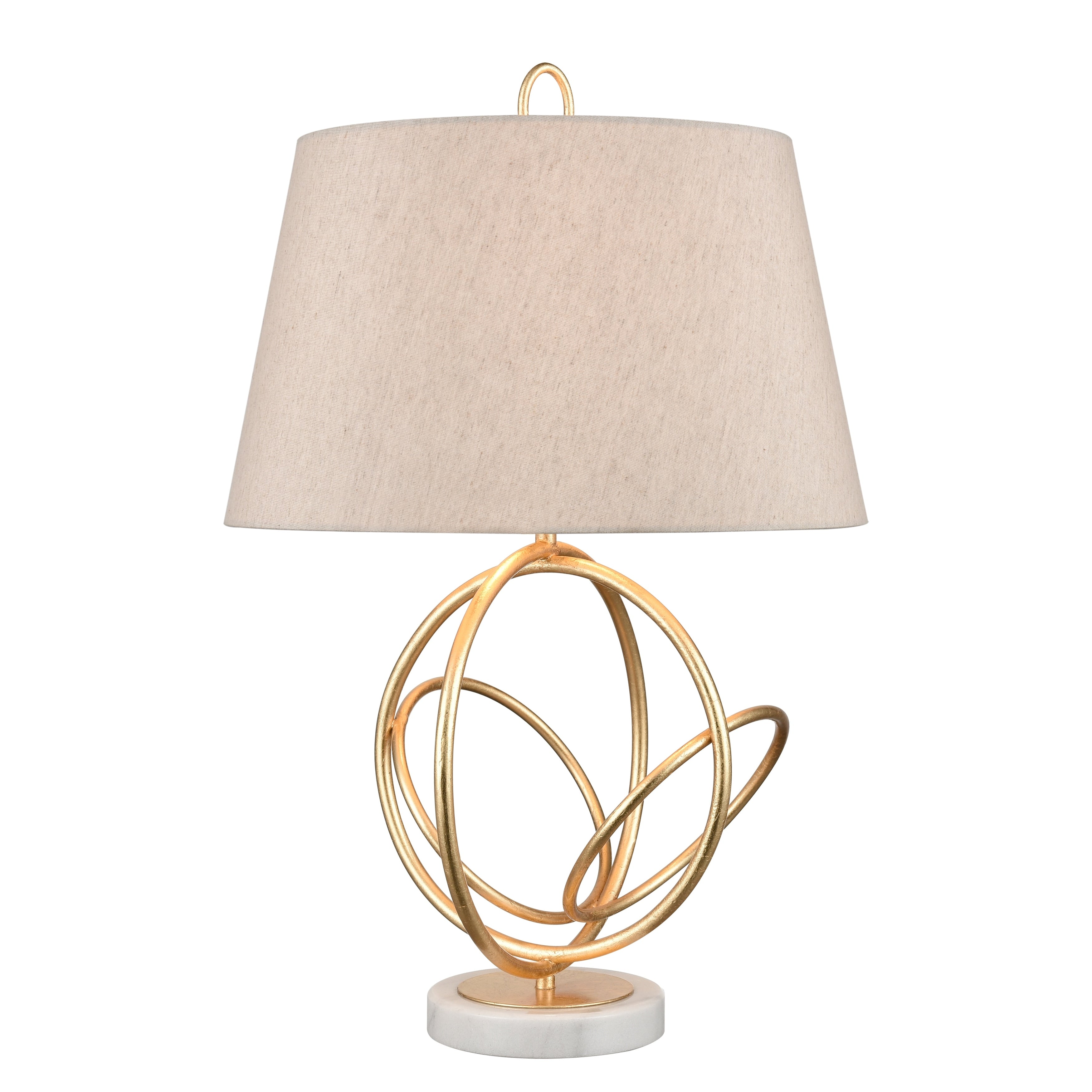 Atlas Lighting Morely 26 High 1 Light Table Lamp Gold Leaf 26 Inch High