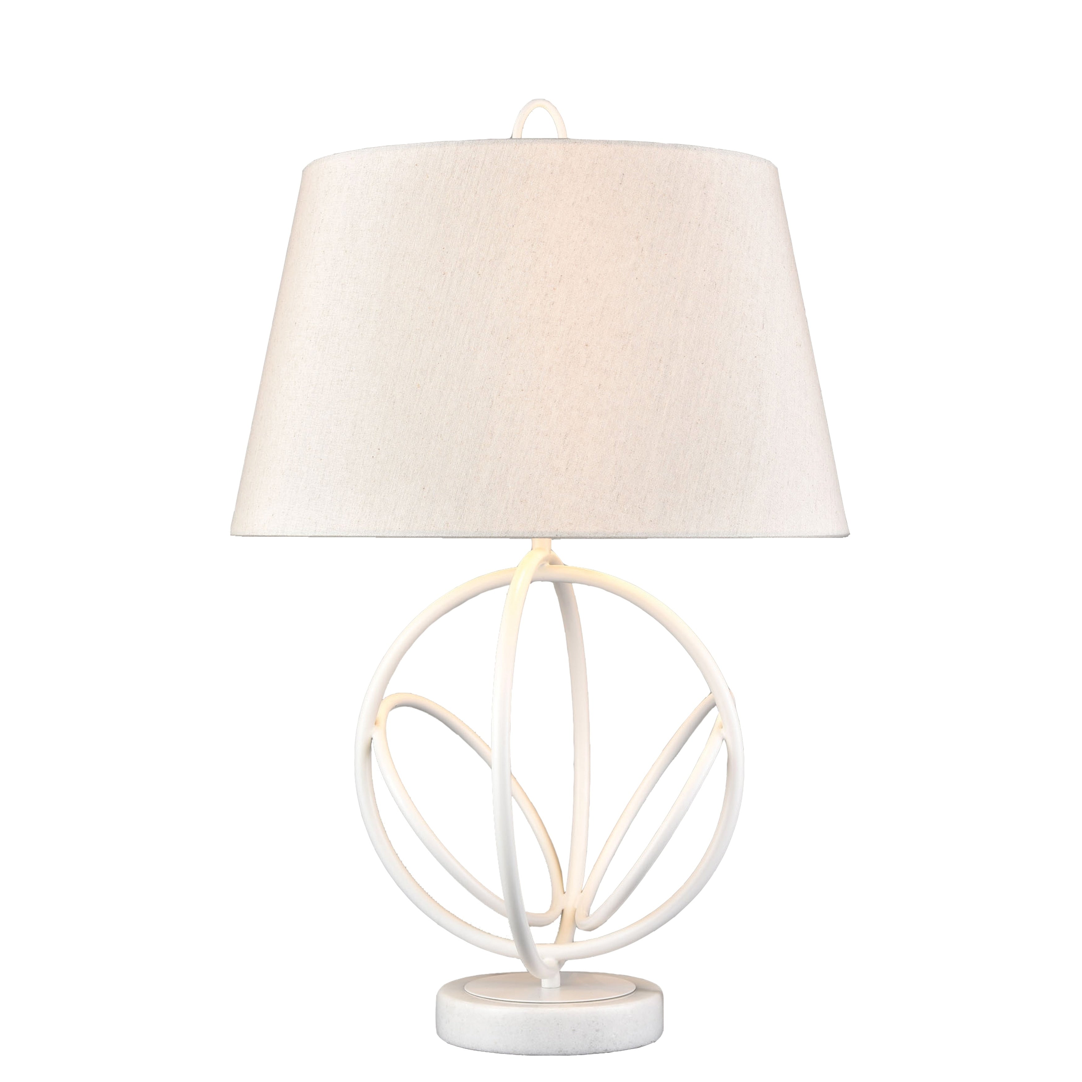 Atlas Lighting Morely 26 High Scandinavian Marble Table Lamp