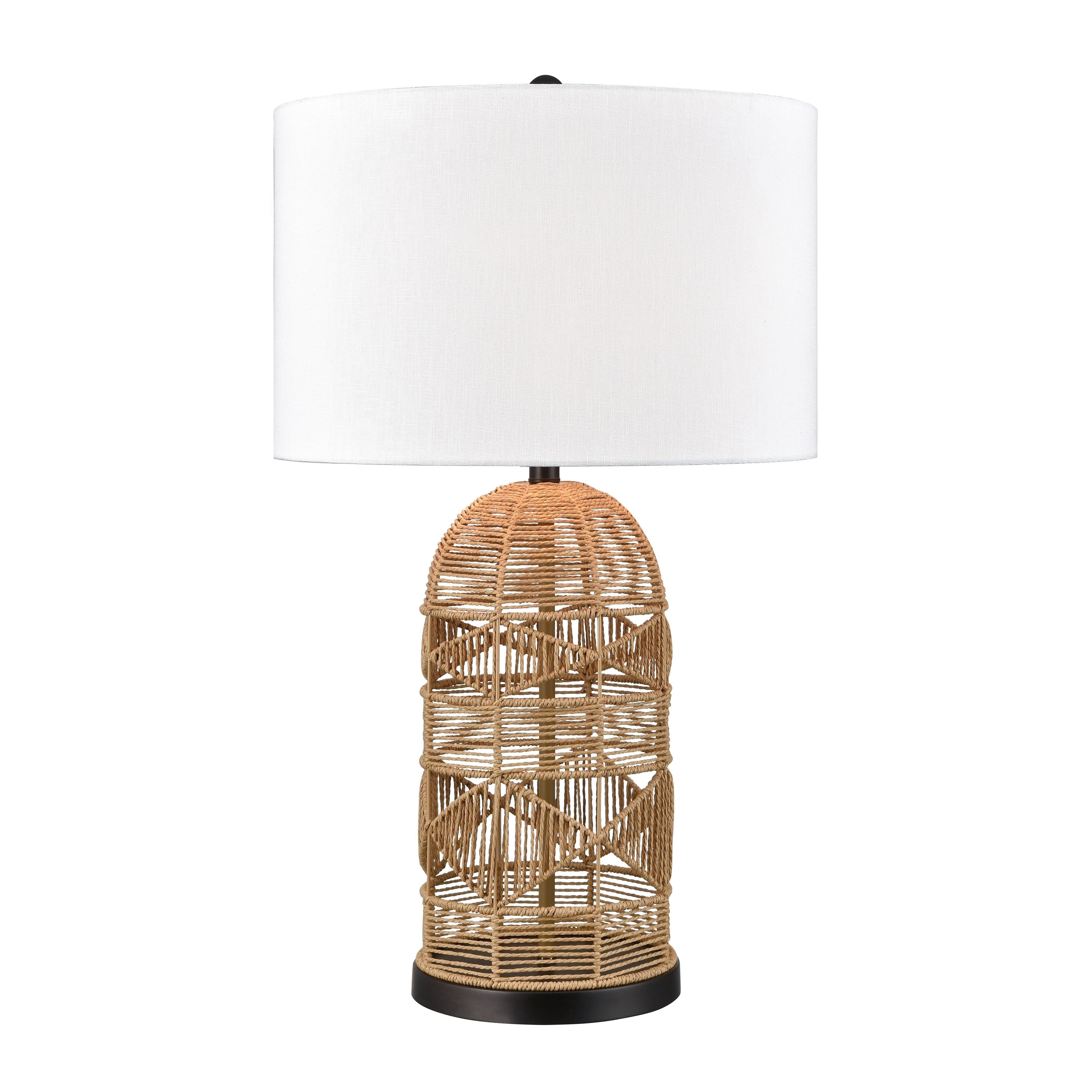 Atlas Lighting Peckham 30 High 1 Light Table Lamp Natural 30 Inch High