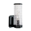 Atlas Lighting Polygon Matte Black Metal Outdoor Sconce