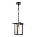 Atlas Lighting Radnor 8 Wide 1 Light Outdoor Pendant Matte Black 8 Inch W