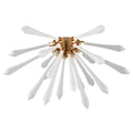 Atlas Lighting Spiritus Metal Led Starburst Flush Mount 24 Inch Wide