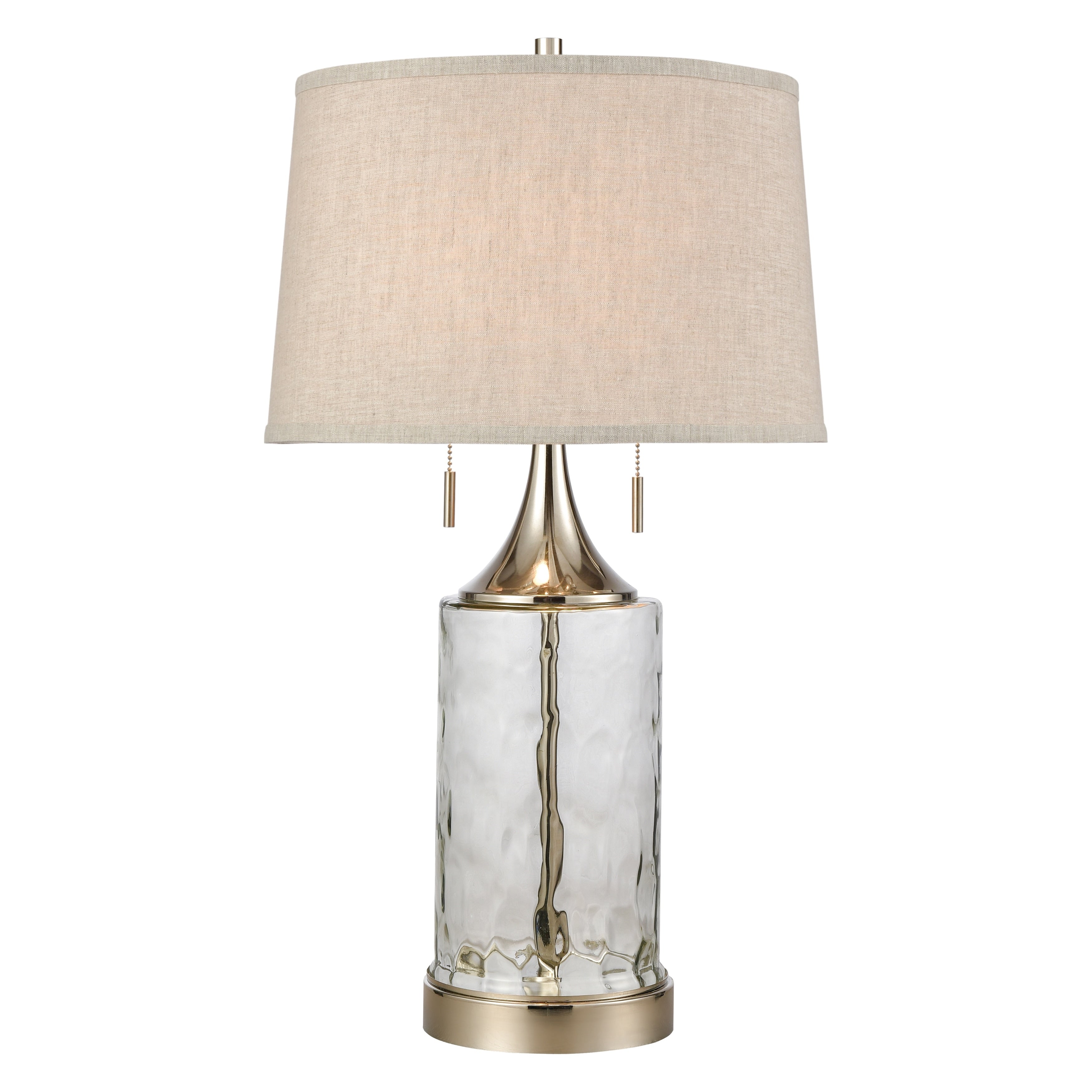 Atlas Lighting Tribeca 27 High 2 Light Table Lamp Clear 27 Inch High