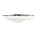 Atlas Mabley Matte White And Glazed Silver Earthenware Bowl