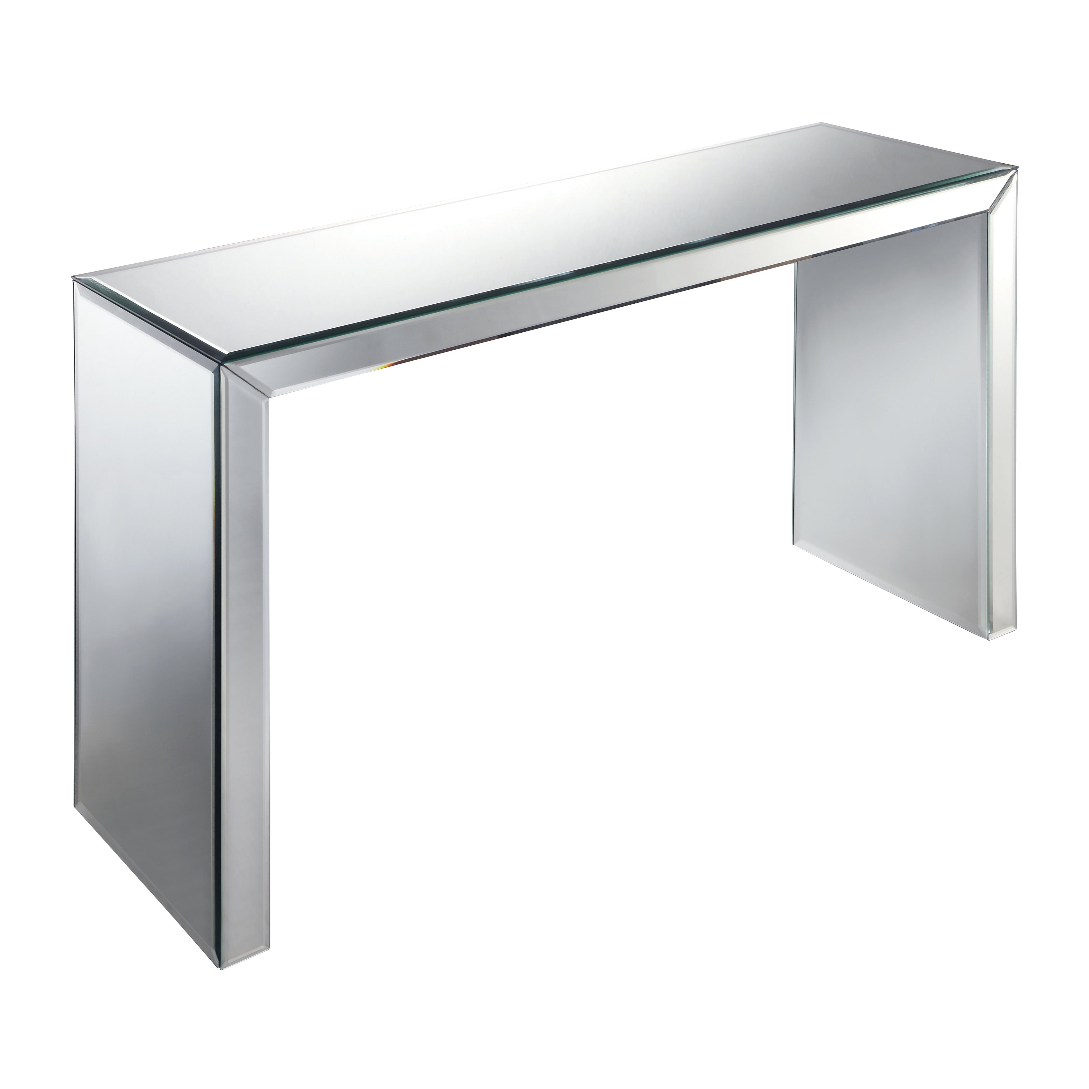 Atlas Matinee Glass Console Table 48 Inch W