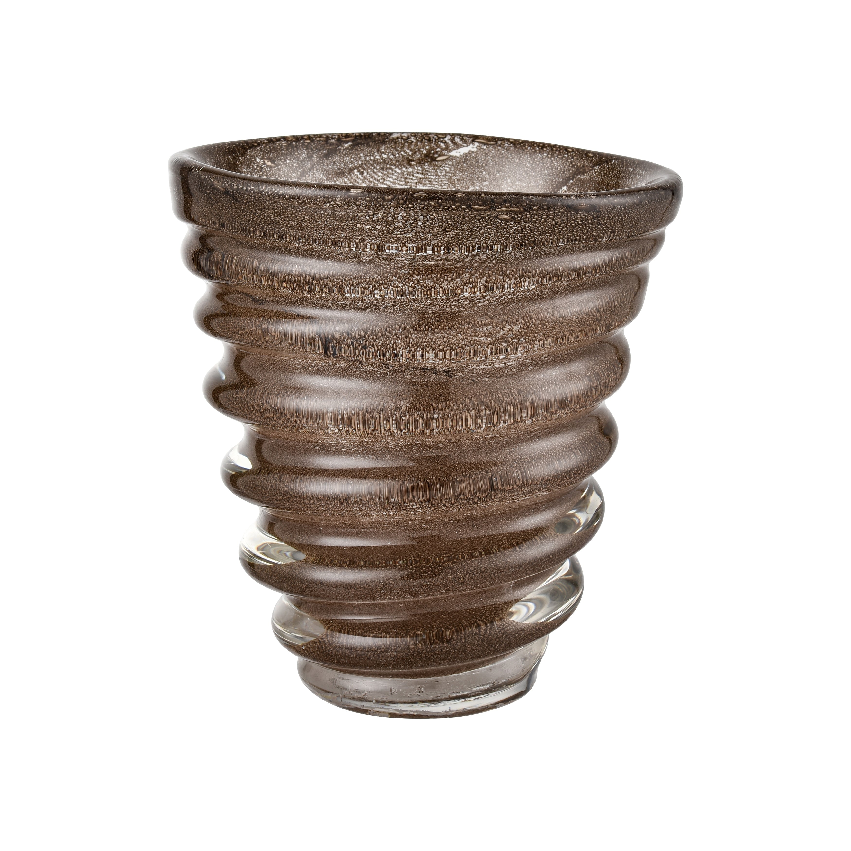 Atlas Metcalf Hand Formed Bubbled Glass Vase