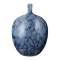 Atlas Midnight Marble Earthenware Vase