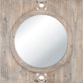 Atlas Nollen Porthole Style Accent Wall Mirror 34 Inch High