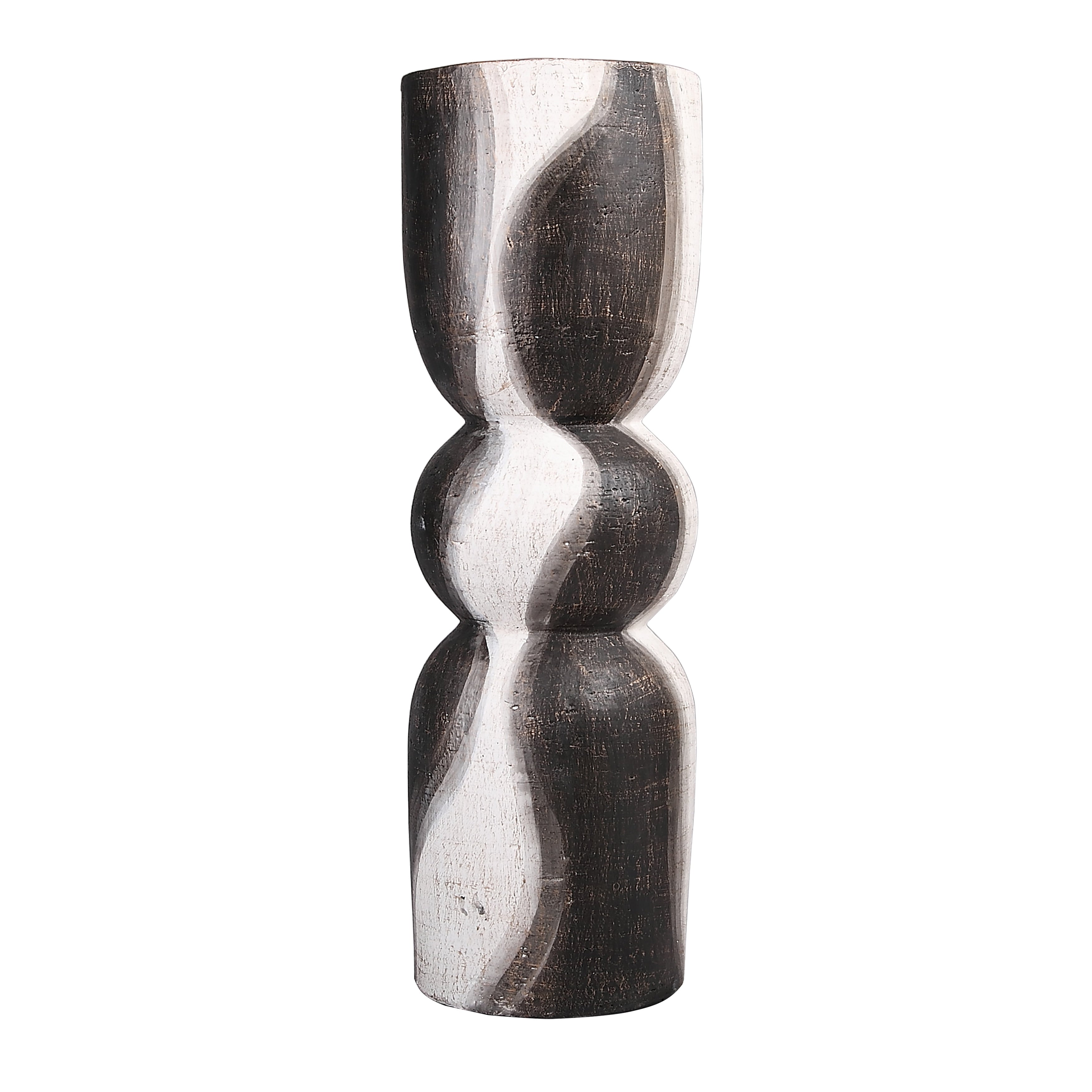 Atlas Noma Wavy Column Shaped Painted Vase