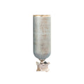 Atlas Oasis Metal And Glass Vase