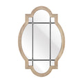 Atlas Odette Oval And Geometric Wall Mirror 31.5 Inch High