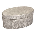 Atlas Oval Pebble Aluminum Storage Box