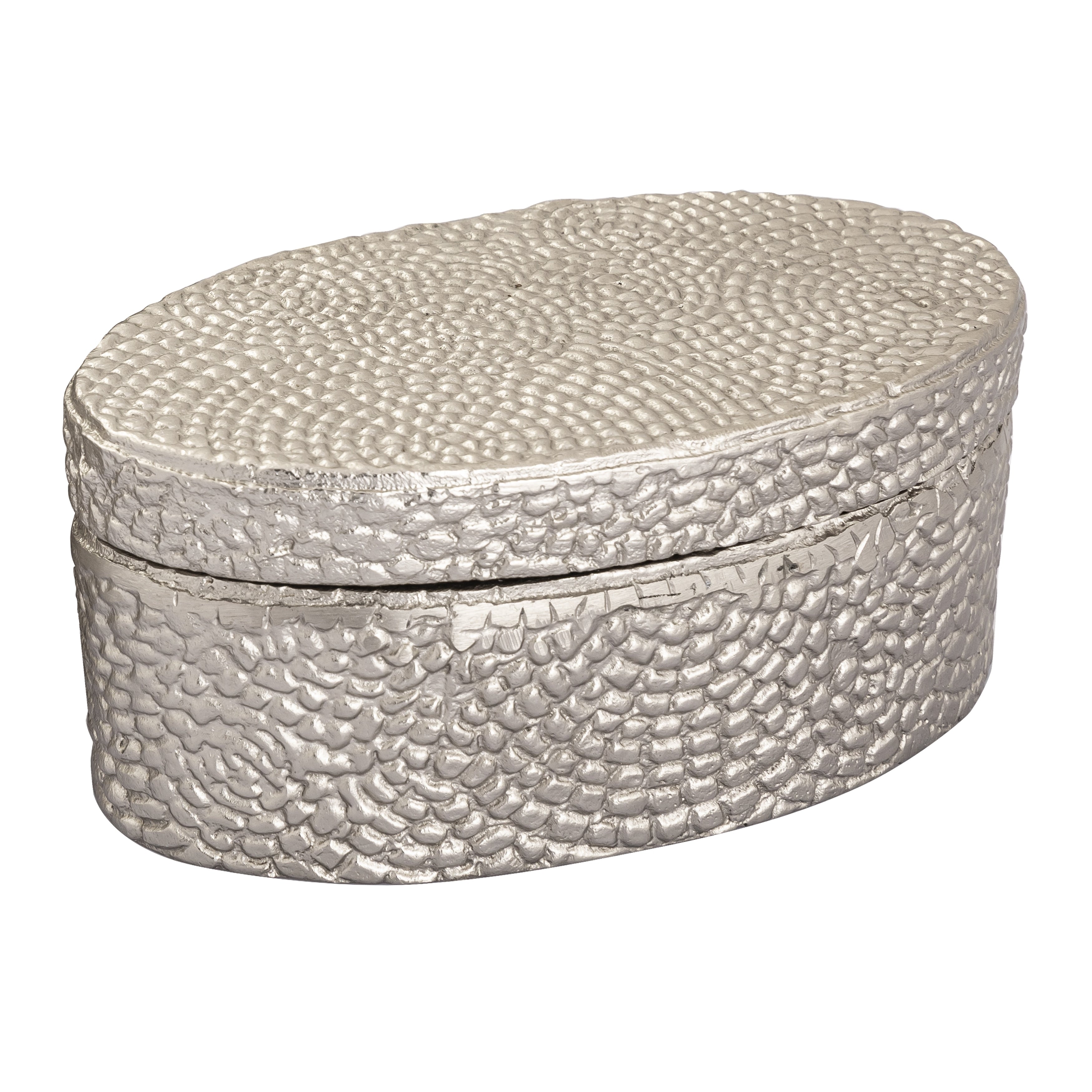 Atlas Oval Pebble Aluminum Storage Box
