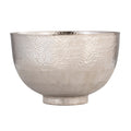 Atlas Pratt Hammered Silver Metal Bowl 13 Inch Wide