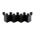 Atlas Range Multi Sculptural Centerpiece Tapered Candle Holder 4 Inch H