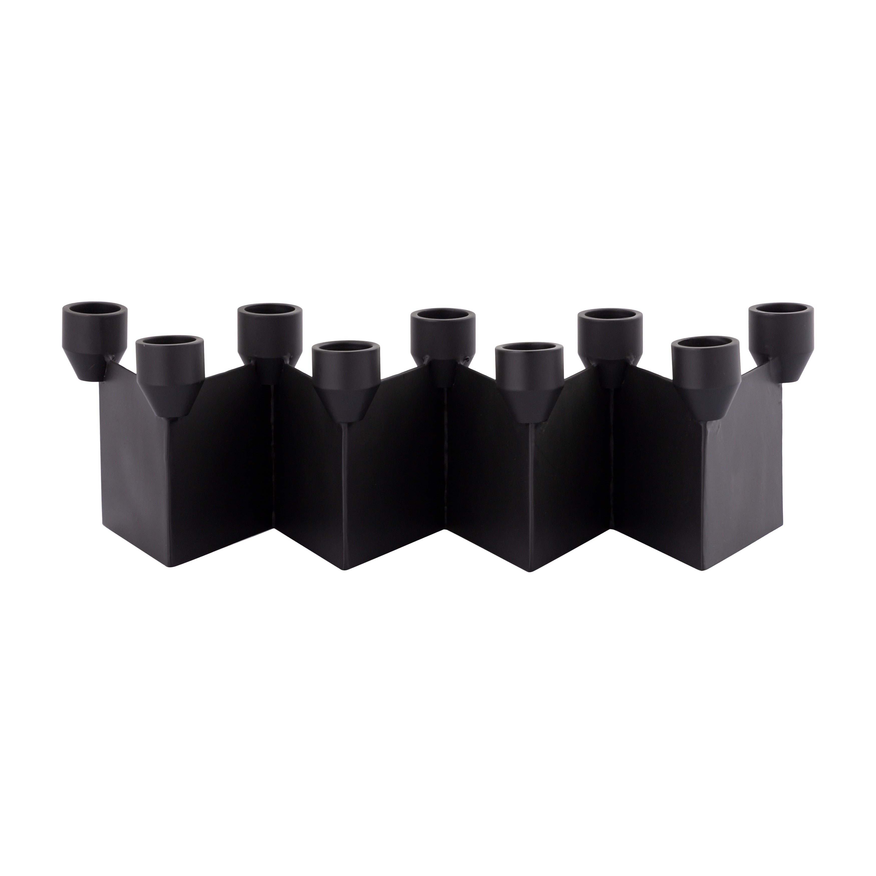 Atlas Range Multi Sculptural Centerpiece Tapered Candle Holder 4 Inch H