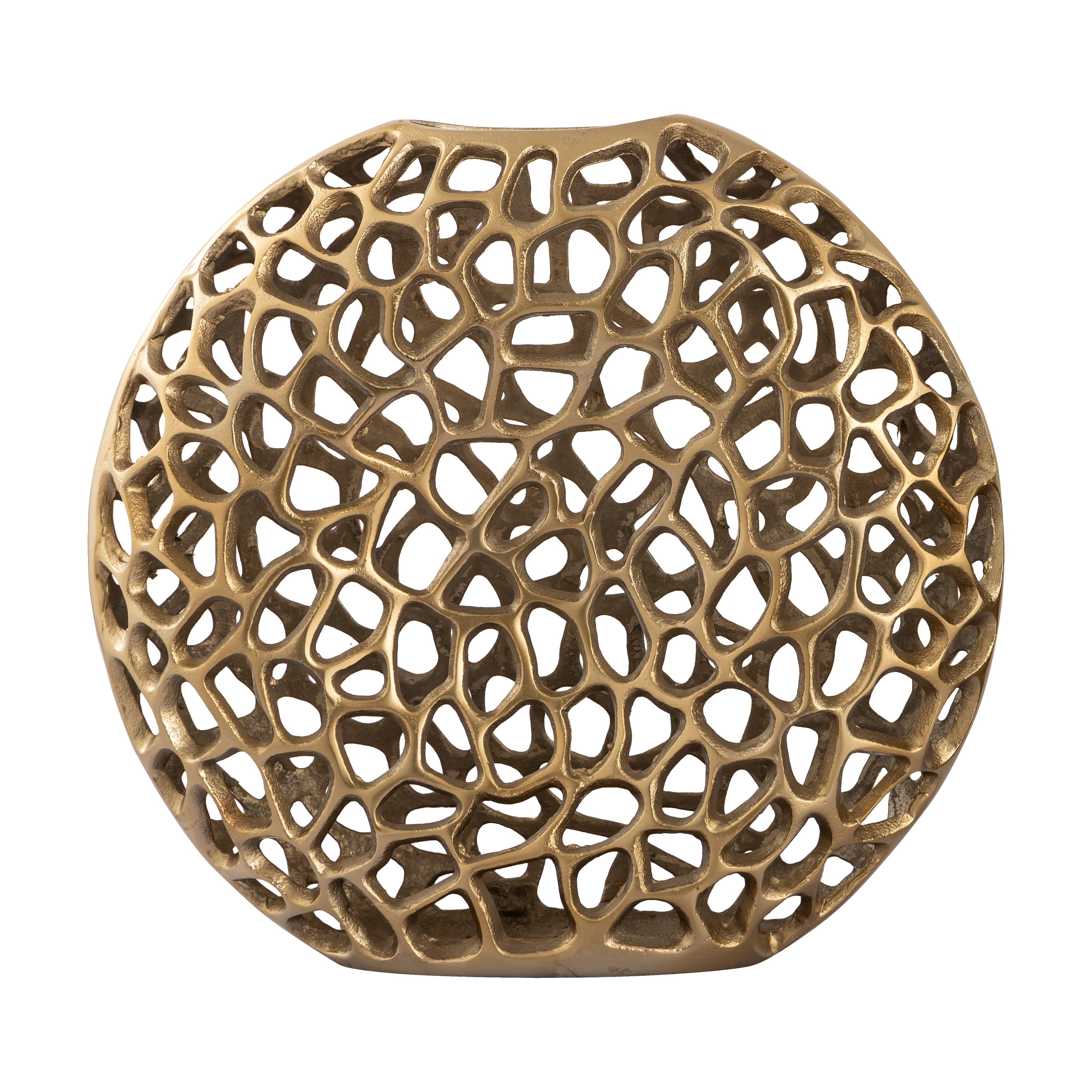 Atlas Reef Coral Patterned Brass Finish